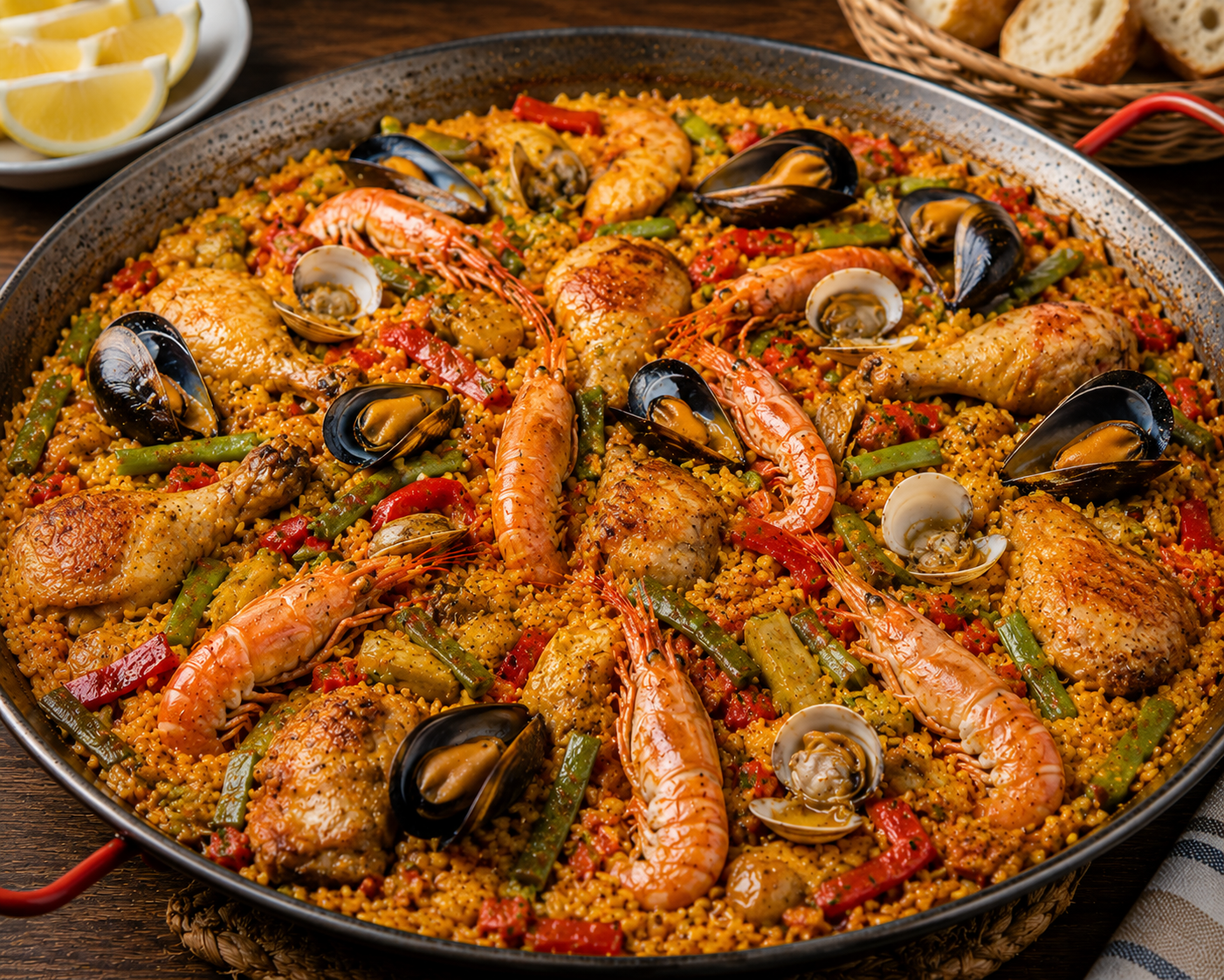 Paella de marisco