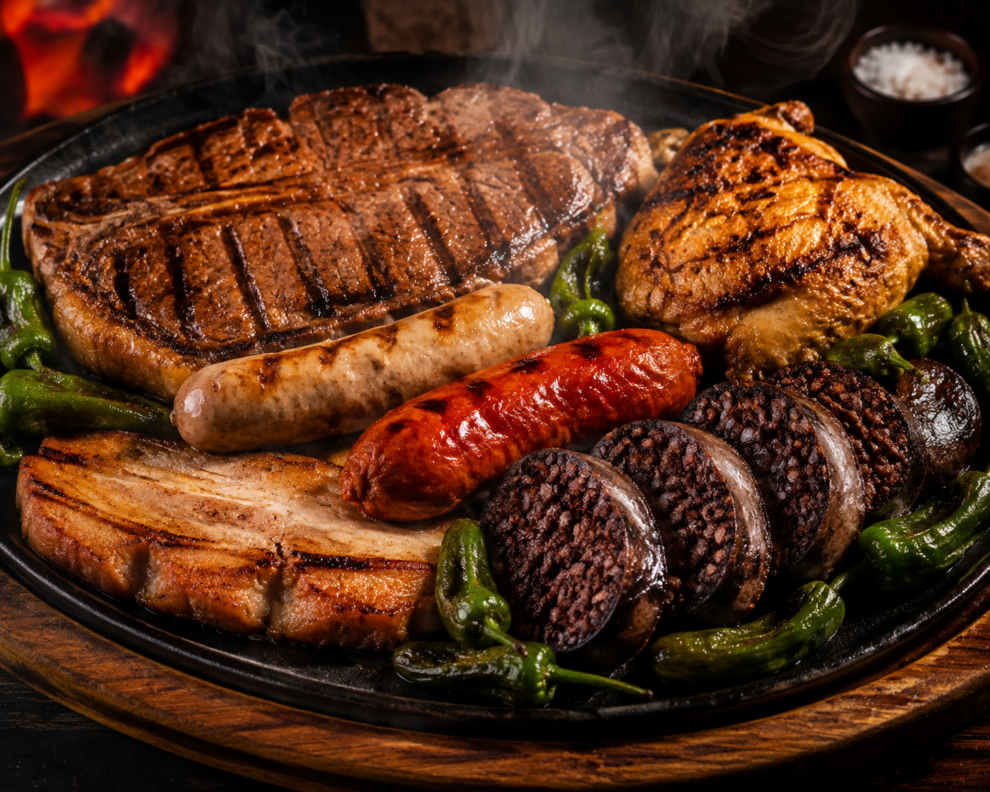 Parrillada al carbón